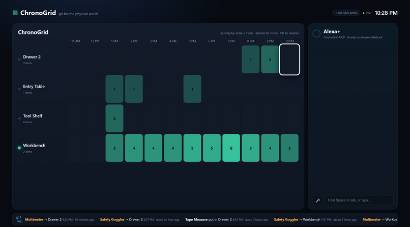 ChronoGrid: git for the physical world – screenshot 5