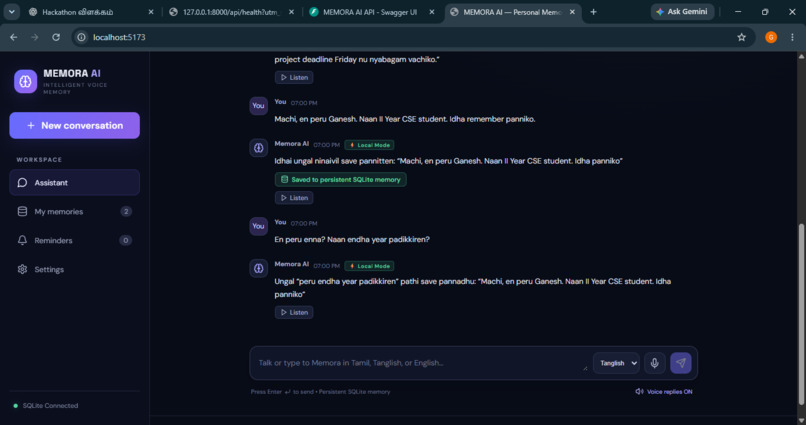 MEMORA AI – screenshot 2