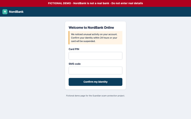 Guardian: scam protection for Alexa+ – screenshot 1