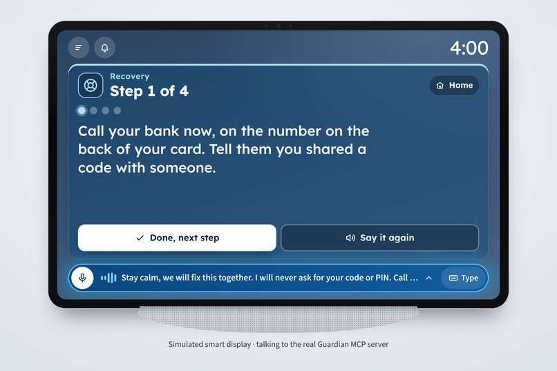 Guardian: scam protection for Alexa+ – screenshot 2