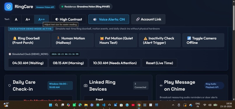 RingCare: Smart Caregiving & Accessibility with Ring – screenshot 1
