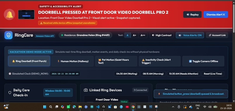RingCare: Smart Caregiving & Accessibility with Ring – screenshot 7