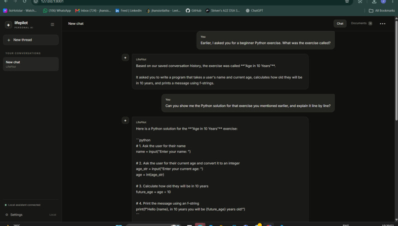 LifePilot AI – screenshot 1