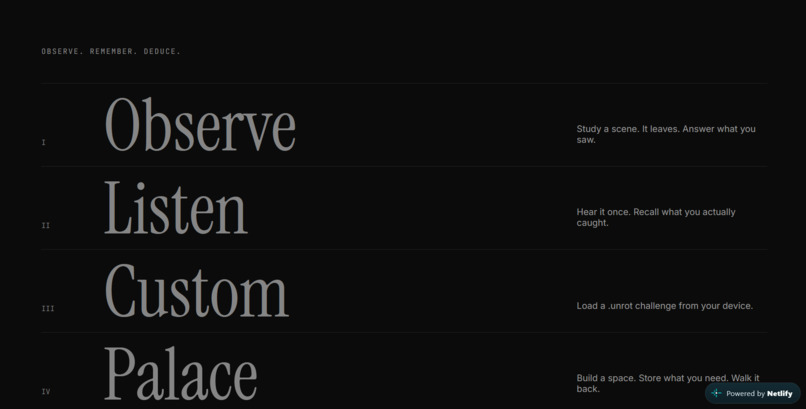 UNROT – screenshot 1