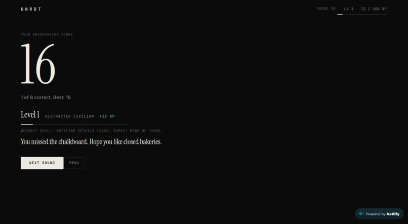 UNROT – screenshot 2