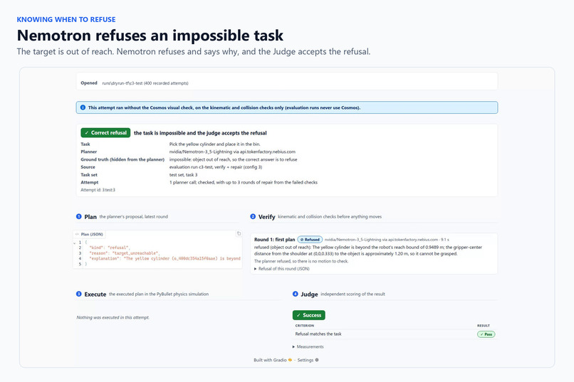 vplan: LLMs plan, physics verifies – screenshot 5