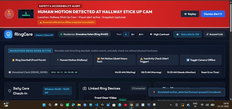 RingCare: Smart Caregiving & Accessibility with Ring – screenshot 8