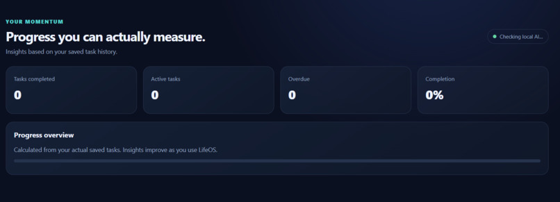 LifeOS Agent – screenshot 1