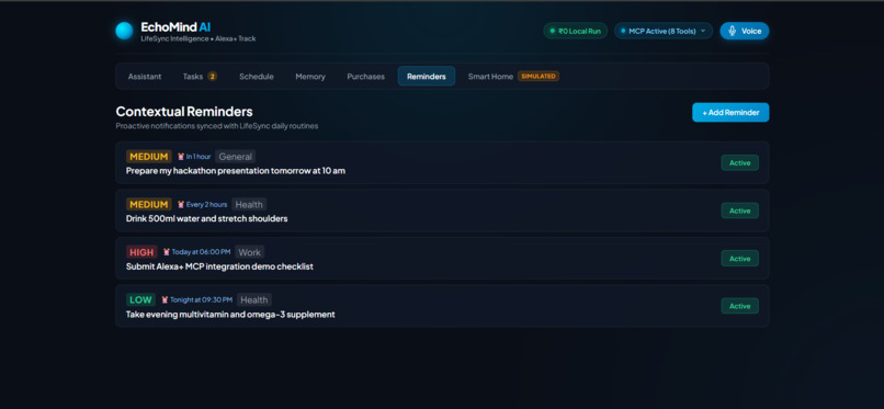 EchoMind AI-LifeSync Intelligence – screenshot 6