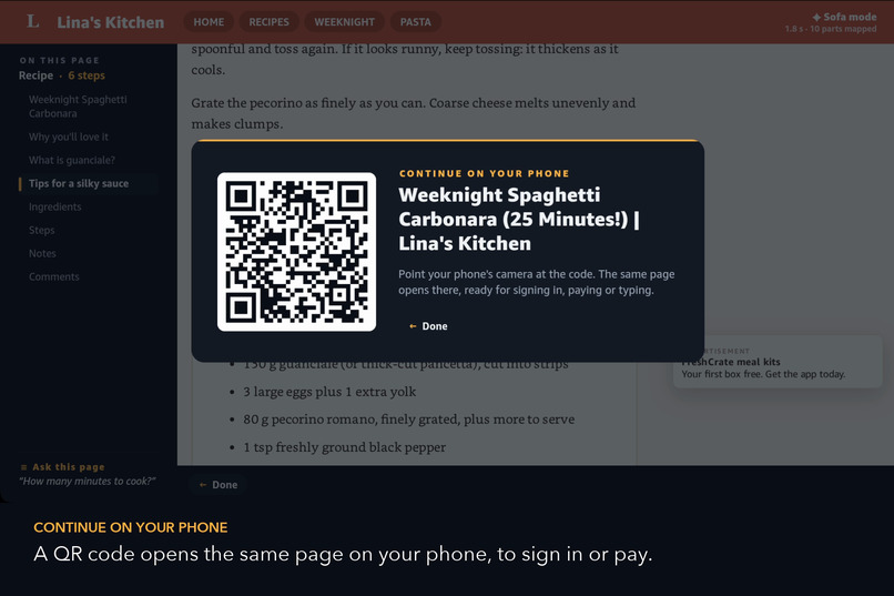 Sofa Surf — surf the web from your sofa – screenshot 6