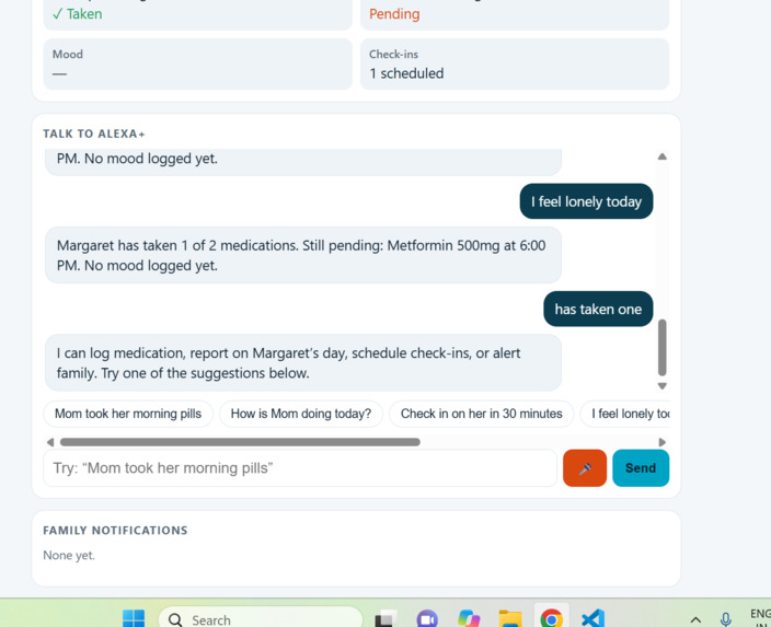 carecircle for alexa+ – screenshot 2