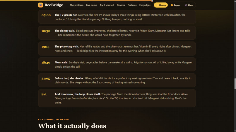 BeeBridge: A Memory Companion for Seniors – screenshot 3