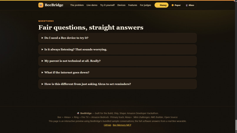 BeeBridge: A Memory Companion for Seniors – screenshot 4