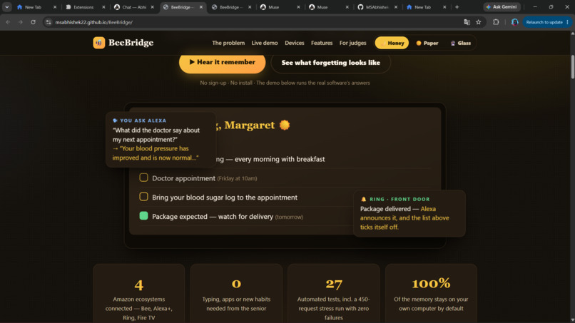 BeeBridge: A Memory Companion for Seniors – screenshot 12