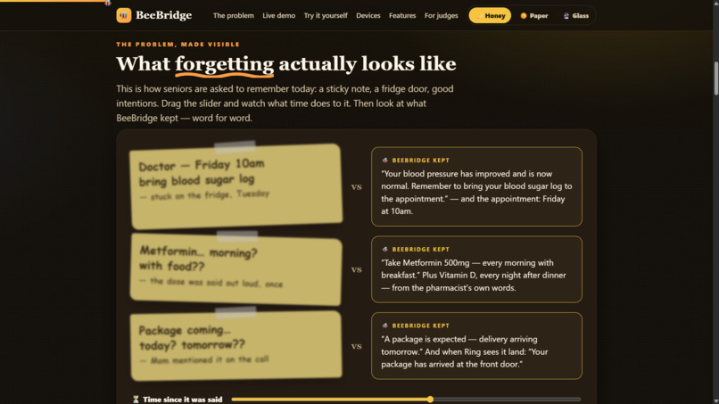 BeeBridge: A Memory Companion for Seniors – screenshot 13