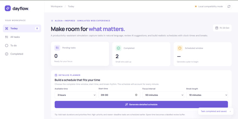 DayFlow – screenshot 1