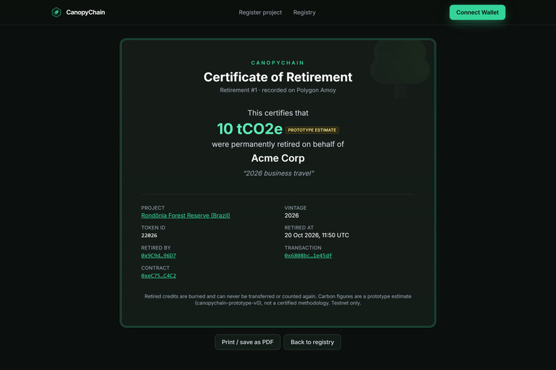 CanopyChain – screenshot 3