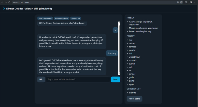 Dinner Decider – screenshot 1