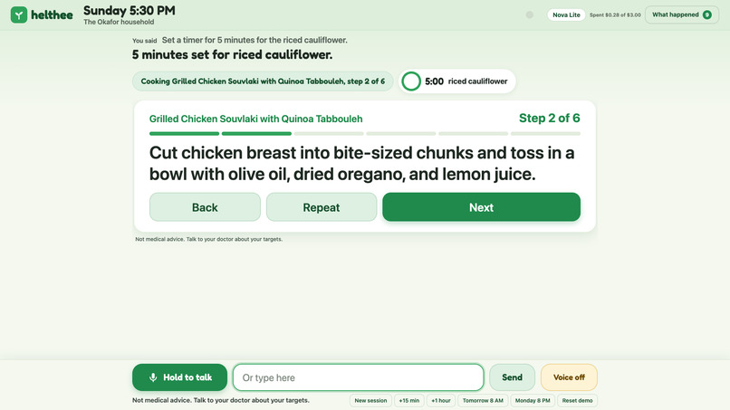 Helthee for Alexa+ – screenshot 5