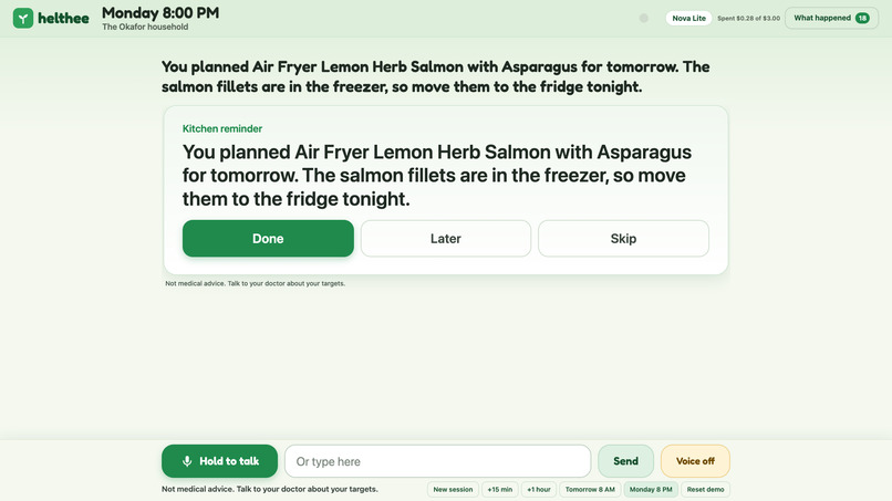 Helthee for Alexa+ – screenshot 8