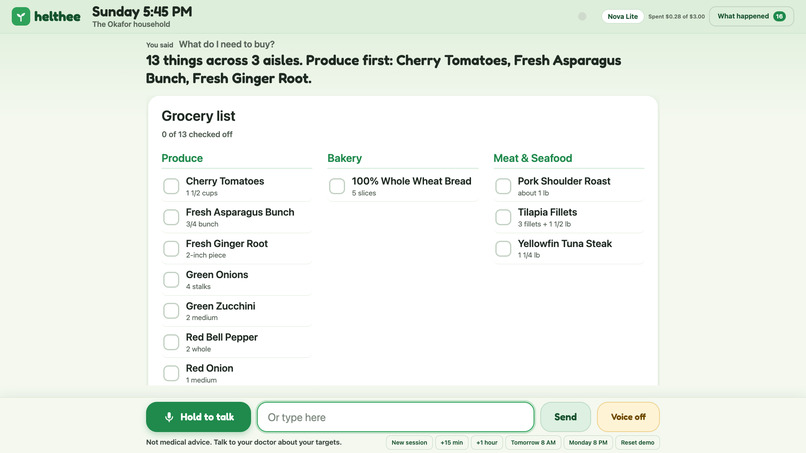Helthee for Alexa+ – screenshot 7