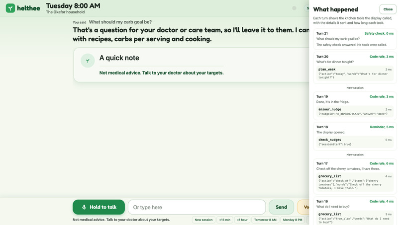 Helthee for Alexa+ – screenshot 9