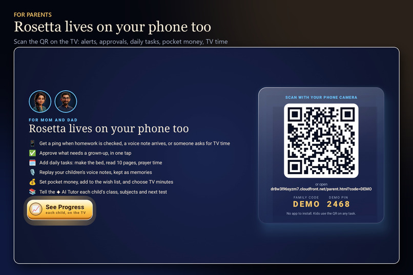 Project Rosetta - A Fire TV app that levels up the family. – screenshot 10