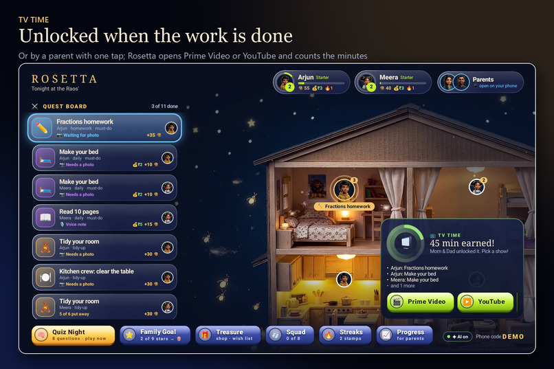 Project Rosetta - A Fire TV app that levels up the family. – screenshot 12