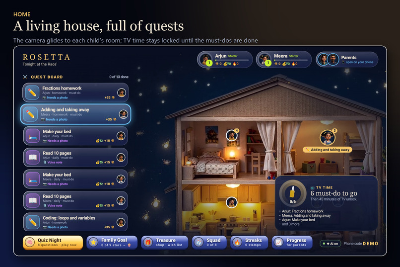 Project Rosetta - A Fire TV app that levels up the family. – screenshot 14