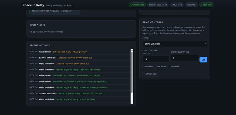 Check-in Relay – screenshot 2
