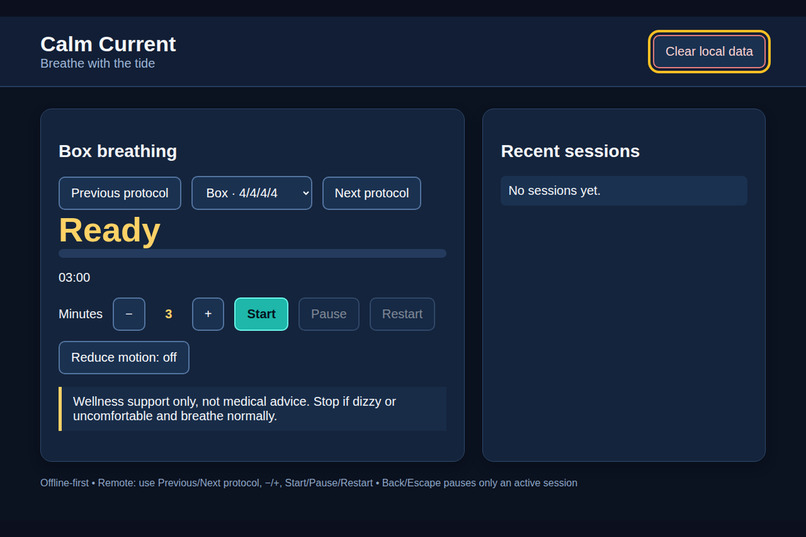 Calm Current – screenshot 1