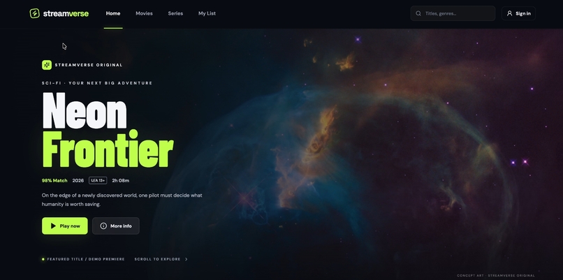 Project based on Amazon fire TV  – screenshot 1