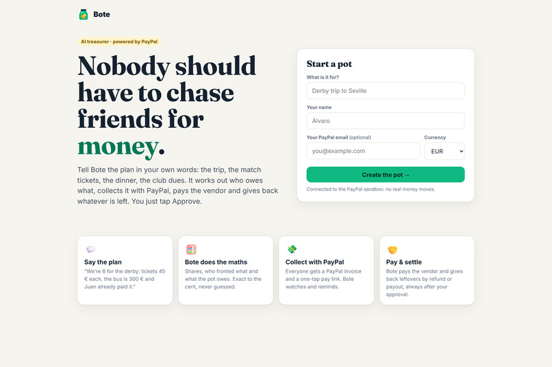 Bote – screenshot 2