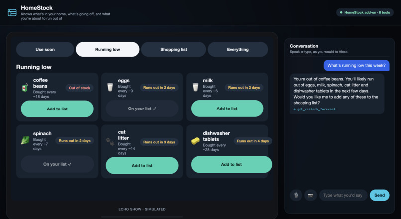 HomeStock – screenshot 2