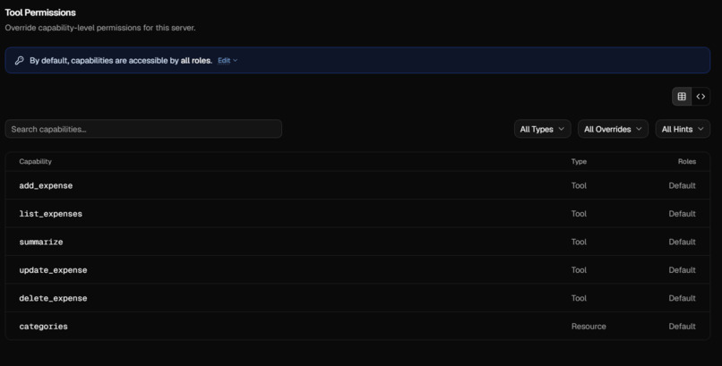 Expense Tracker MCP Server – screenshot 4