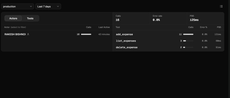Expense Tracker MCP Server – screenshot 7