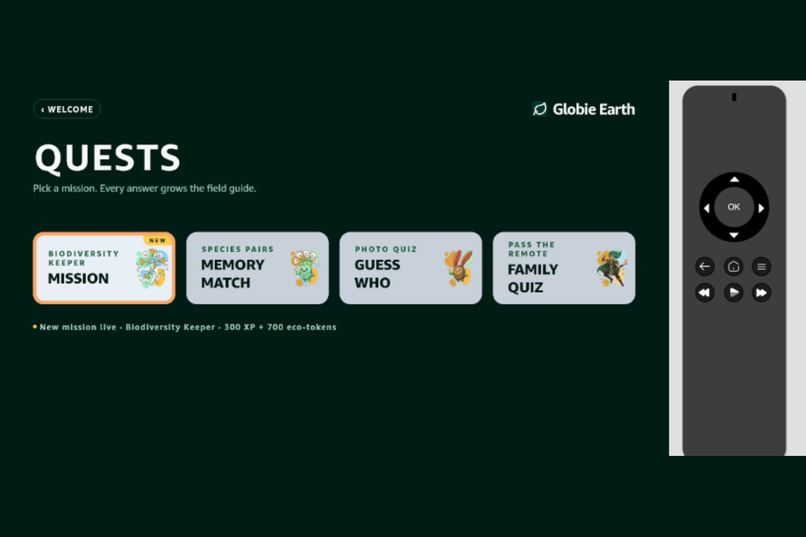 Globie Earth MCP for Alexa+ Skills and TV App  – screenshot 2