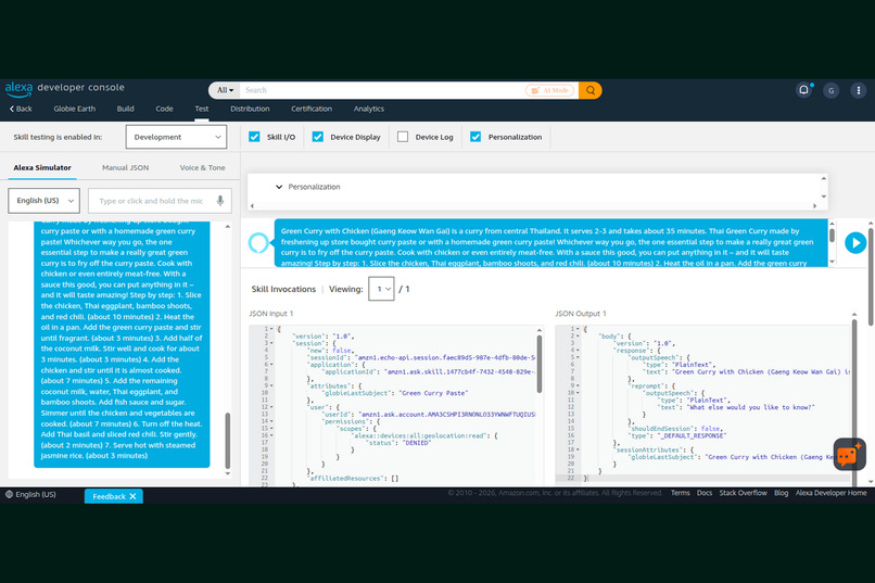 Globie Earth MCP for Alexa+ Skills and TV App  – screenshot 14