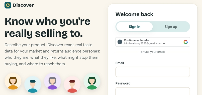 Discover  – screenshot 1