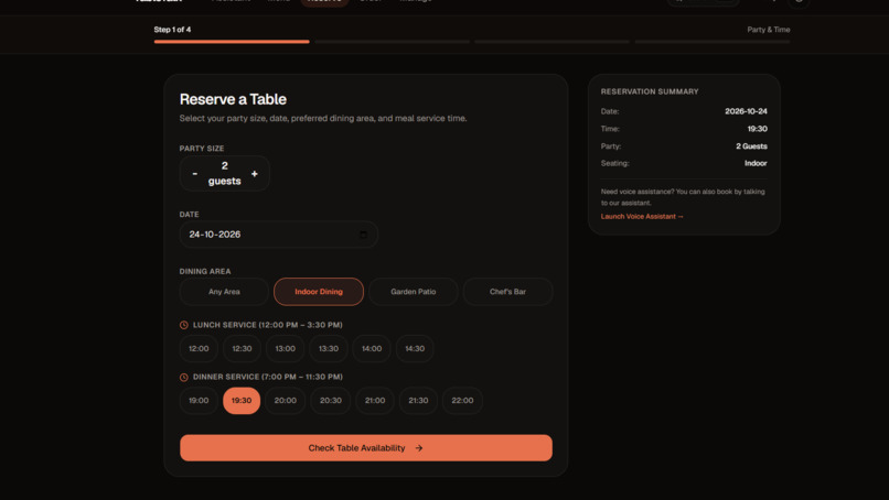 TableTalk: Voice-First Restaurant MCP Server – screenshot 6