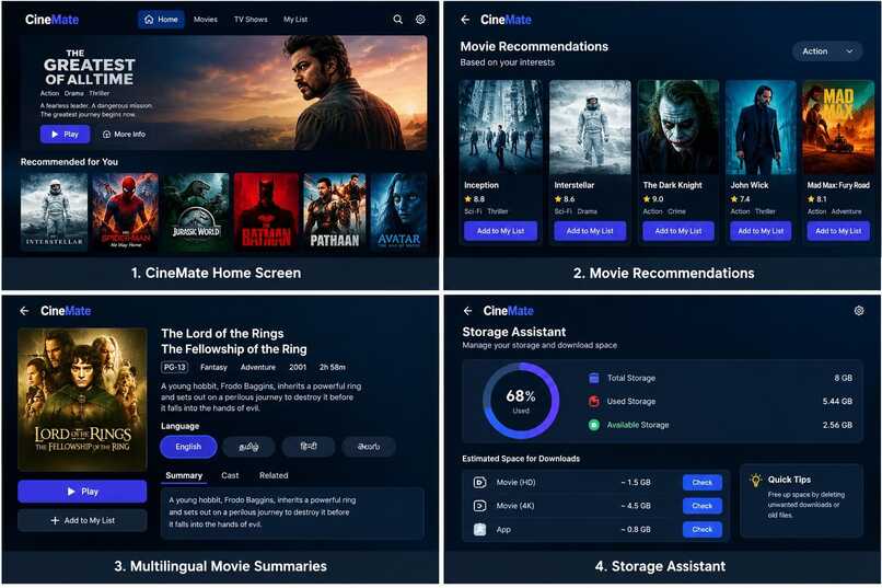 CINEMATE – screenshot 1
