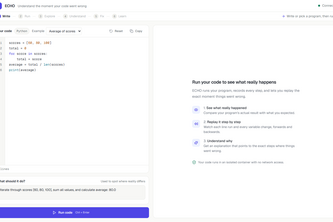 ECHO — AI Time-Travel Debugger