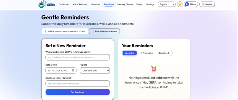GERA – AI Memory Companion for Elders – screenshot 9