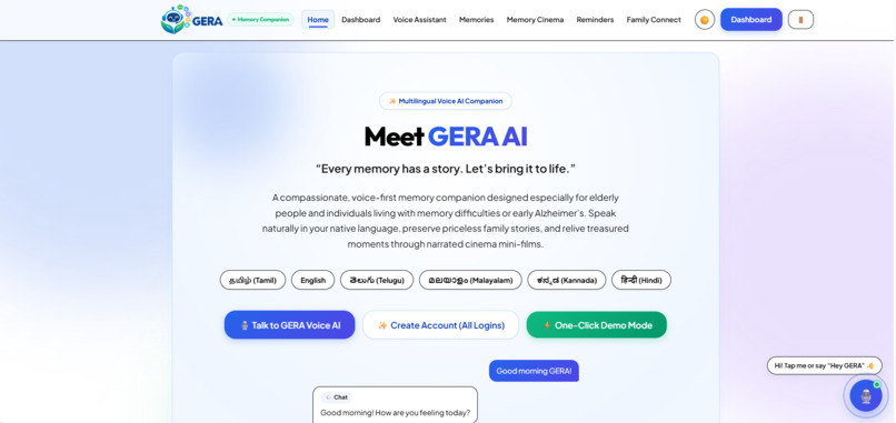GERA – AI Memory Companion for Elders – screenshot 13