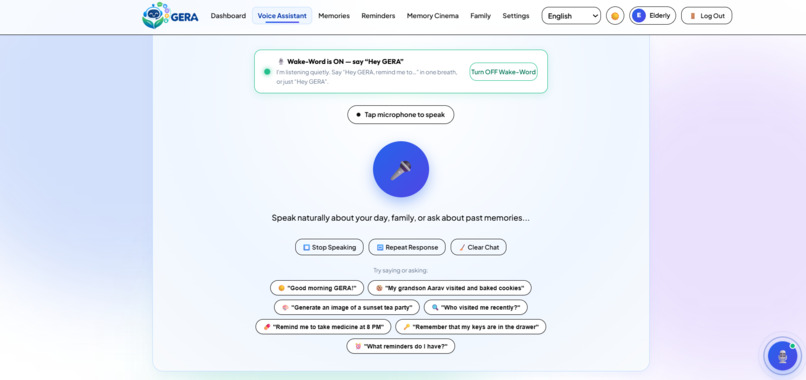 GERA – AI Memory Companion for Elders – screenshot 14