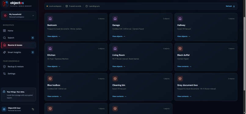 ObjectOS – screenshot 4