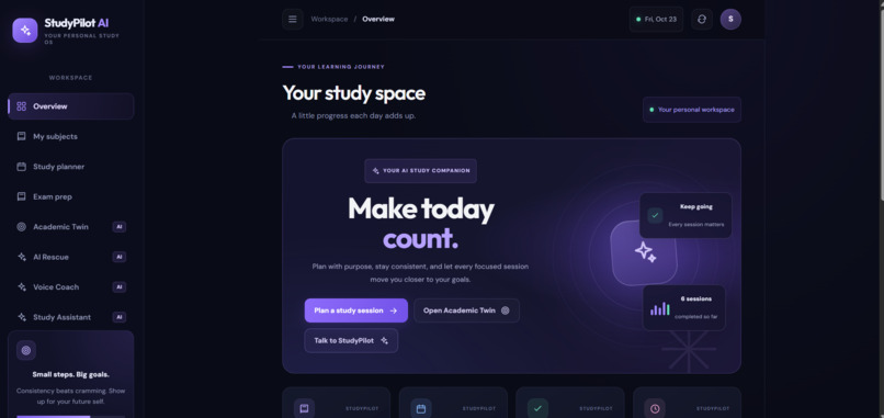 StudyPilot AI – screenshot 1
