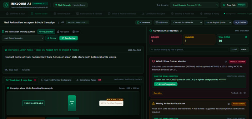 Enterprise Pre Publication Brand Governance Platform – screenshot 11