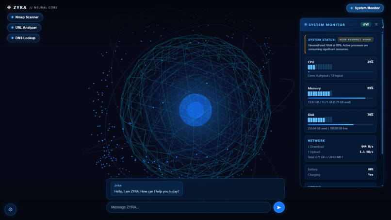 ZYRA  - AI Security Assistant – screenshot 2