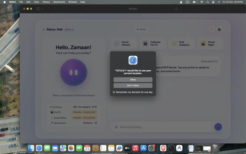 Alexa+ Intelligence & Climate Automation MCP Server – screenshot 2